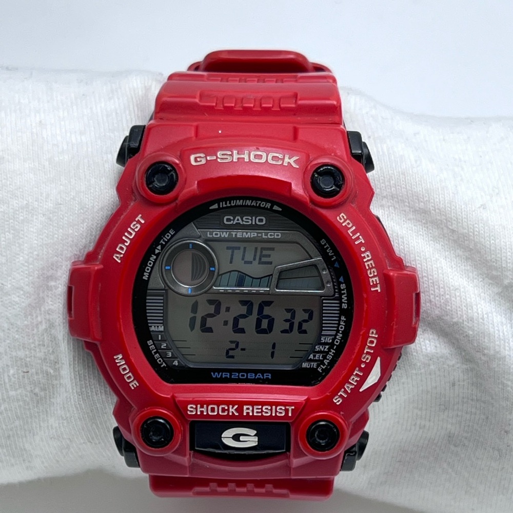 Red G Shock rescue watch. Rare find